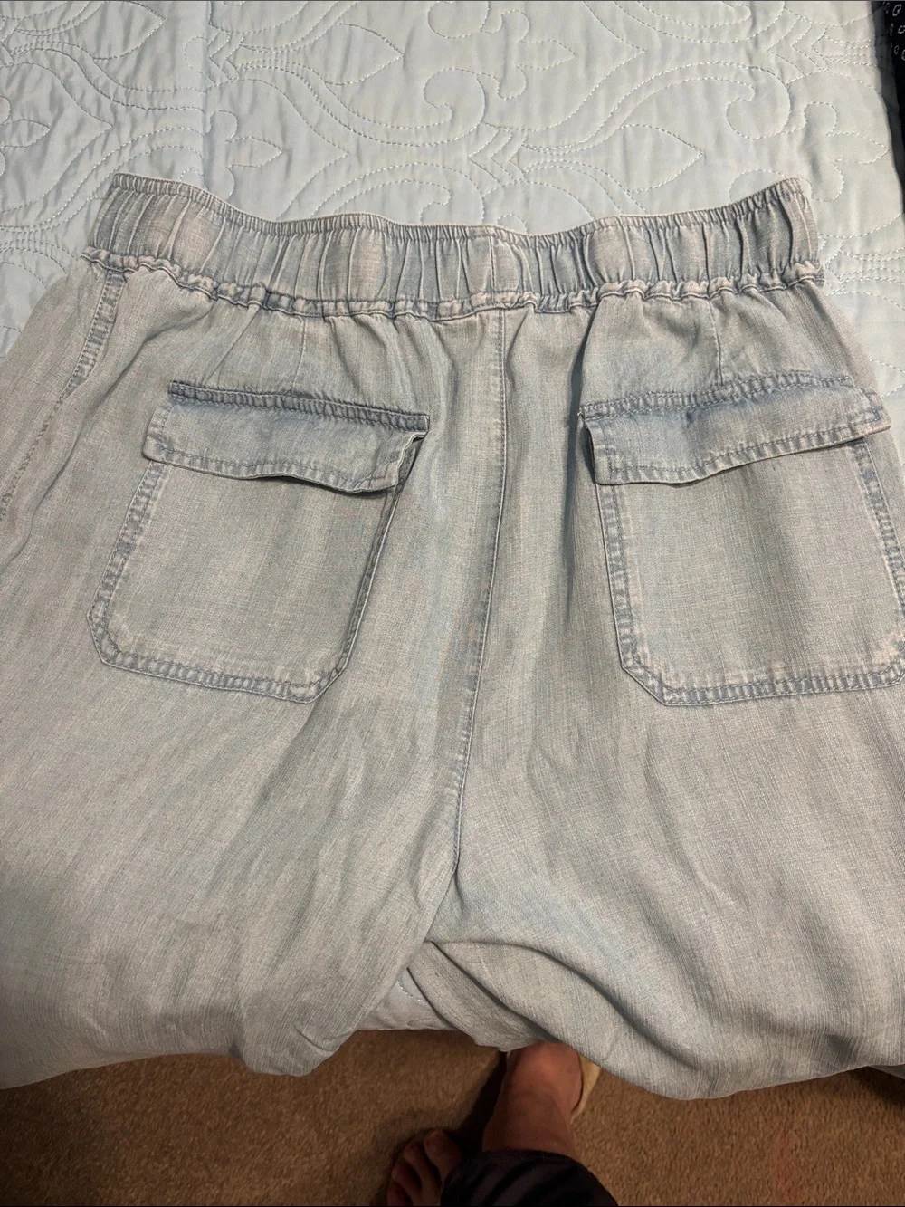 Velvet Hearts Tencel Cargo Denim Pants - Picture 8 of 9